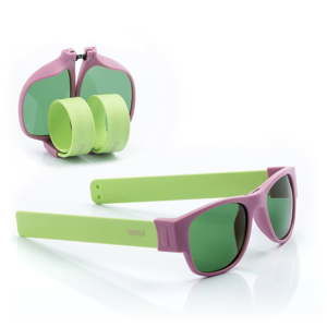 Zelené sluneční srolovatelné brýle InnovaGoods Sunfold PA6
