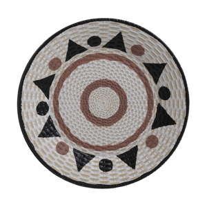 Okrągła dekoracja ścienna z drewna brzozy InArt, ⌀ 35 cm