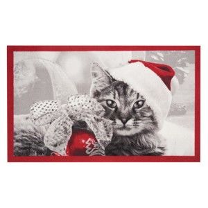 Wycieraczka Hans Home Christmas Cat, 45x75 cm
