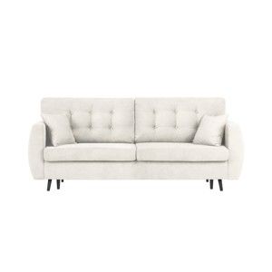 3-osobowa sofa rozkładana ze schowkiem w kolorze srebrnym Cosmopolitan design Rotterdam