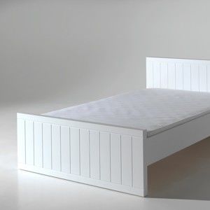Białe łóżko Vipack Robin, 120x200 cm