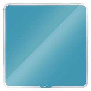 Niebieska magnetyczna szklana tablica ścienna Leitz Cosy, 45x45 cm