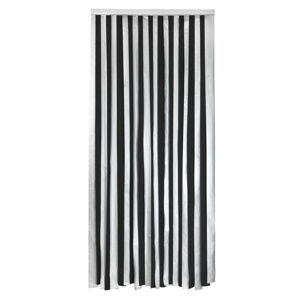 Czarna/w kolorze srebra zasłona na drzwi termiczna 90x200 cm – Maximex