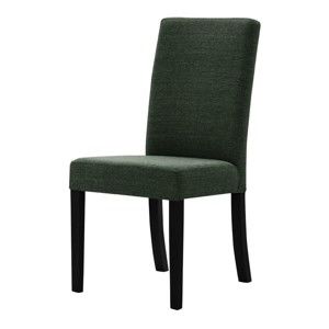 Zielone krzesło z czarnymi nogami Ted Lapidus Maison Tonka