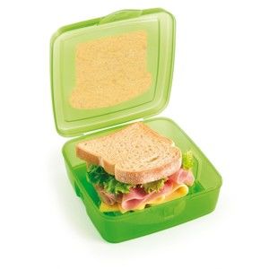 Zielony pojemnik na kanapki Snips Sandwich