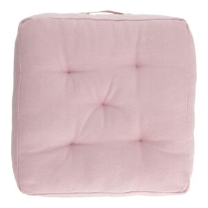 Różowa bawełniana poduszka na krzesło Kave Home Sarit, 60x60 cm