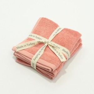 Pudrowy ręcznik bawełniany My Home Plus Guest, 33x33 cm