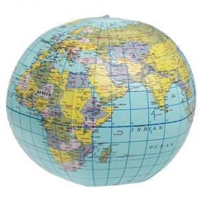Globus dmuchany Rex London World Map