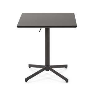 Czarny stolik do jadalni La Forma Advance, wys. 75 cm