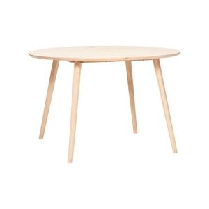 Stół z drewna dębowego Hübsch Eluf, ⌀ 115 cm