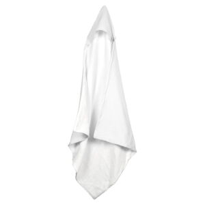 Biały muślinowy ręcznik dziecięcy z kapturem 75x75 cm – Bébé Douceur