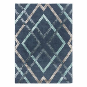 Niebieski dywan z wiskozy Flair Rugs Trellis, 160x230 cm