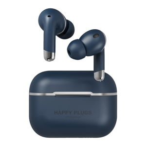 Bezprzewodowe niebieskie słuchawki Happy Plugs Air 1 ANC