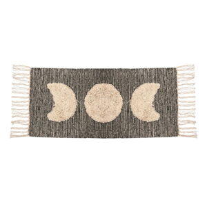 Różowo-szary dywan z domieszką bawełny Sass & Belle Moon Phases, 80 x 45 cm