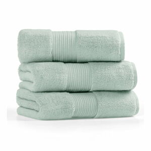 Zestaw 3 miętowych bawełnianych ręczników Foutastic Chicago, 50x90 cm
