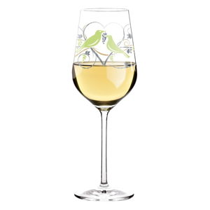 Kieliszek ze szkła kryształowego do białego wina Ritzenhoff Anissa Mendil, 360 ml