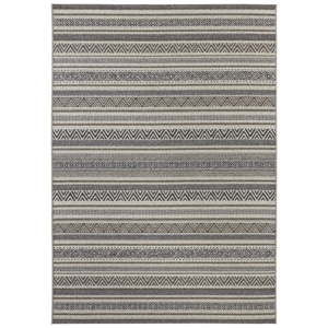 Brązowo-szary dywan odpowiedni na zewnątrz Elle Decor Bloom Rodez, 140x200 cm