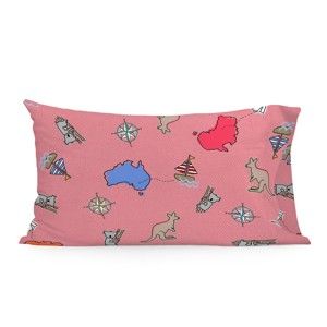 Poszewka na poduszkę Baleno Kangaroo Pink, 50x75 cm