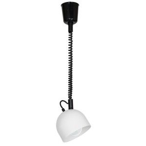 Czarno-biała lampa wisząca Glimte Mini White Uno