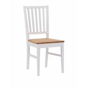 Białe dębowe krzesło do jadalni Rowico Filippa