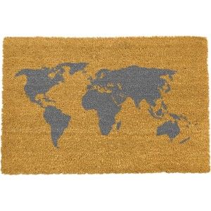 Wycieraczka Artsy Doormats World Map, 40x60 cm