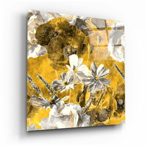 Szklany obraz Insigne Daisies, 40x40 cm