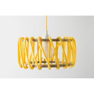 Żółta lampa wisząca EMKO Macaron, ø 45 cm