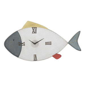 Zegar ścienny Mauro Ferretti Fish, 77x41 cm