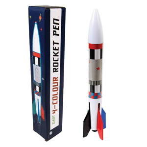 4-kolorowy długopis w kształcie rakiety Rex London Space Age