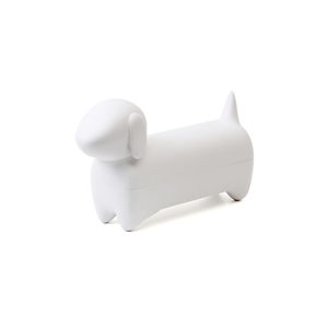 Białe wielofunkcyjne etui w kształcie psa Qualy&CO Dacholder