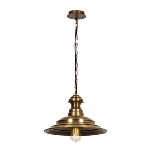 Lampa wisząca w kolorze brązu z metalowym kloszem ø 39 cm Sivani – Opviq lights