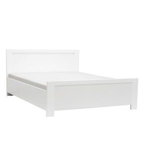 Białe łóżko 2-osobowe Mazzini Beds Sleep, 140x200 cm