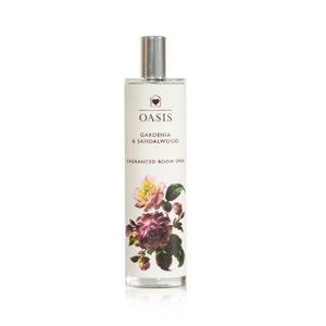 Sprej do wnętrz o zapachu gardenii i sandałowca Bahoma London Oasis Renaissance, 100 ml
