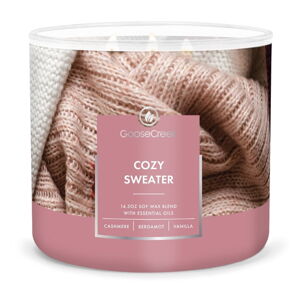 Świeca zapachowa Goose Creek Cozy Sweater, czas palenia 35 h