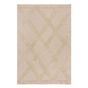 Beżowy bawełniany dywan 120x170 cm Tessa Diamond – Flair Rugs