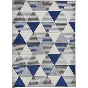 Niebieski dywan Think Rugs Matrix, 160x220 cm