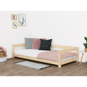 Łóżko dziecięce z drewna świerkowego Benlemi Study, 90x180 cm