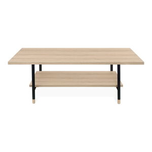 Naturalny stolik z blatem w dekorze dębu 60x120 cm Jugend – Woodman