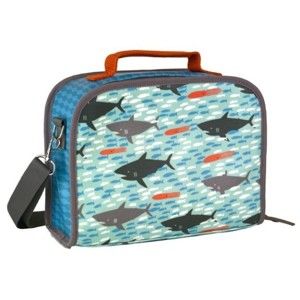 Torba/kuferek szkolny z paskiem na ramię Petit collage Sharks