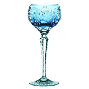 Turkusowy kieliszek do wina ze szkła kryształowego Nachtmann Traube Wine Hock Aquamarine, 230 ml