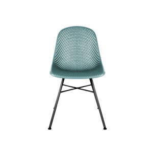 Niebieskie krzesło Leitmotiv Diamond Mesh