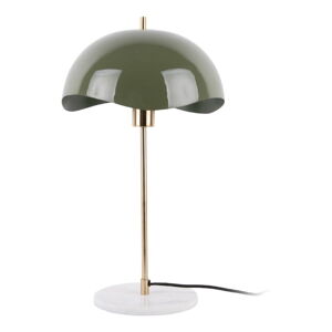 Zielona lampa stołowa (wys. 56 cm) Waved Dome – Leitmotiv