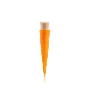 Pomarańczowa silikonowa forma do lodów Lékué Pop
