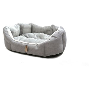 Łóżko z polaru szarego 65x50 cm Alík - Petsy