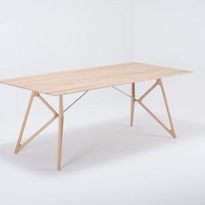 Stół z litego drewna dębowego Gazzda Tink, 200x90 cm