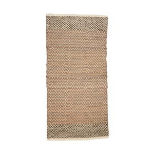Brązowy dywan bawełniany Simla Minimalism, 170x130 cm