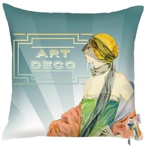 Poszewka na poduszkę Art Deco, 43 x 43 cm
