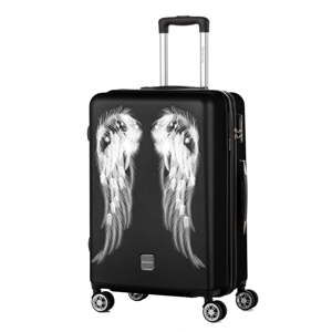 Czarna walizka Berenice Wings, 71 l