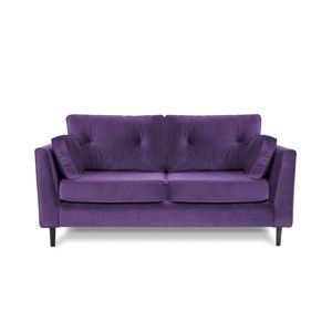 Fioletowa sofa trzyosobowa VIVONITA Portobello