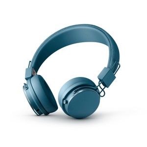 Niebieskie bezprzewodowe słuchawki nauszne Bluetooth z mikrofonem Urbanears PLATTAN II BT Indigo